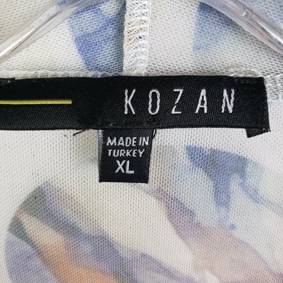 NWOT KOZAN Melanie Jacket Cardigan in Jupiter Mesh Lightweight Lagenlook size XL - Picture 4 of 12